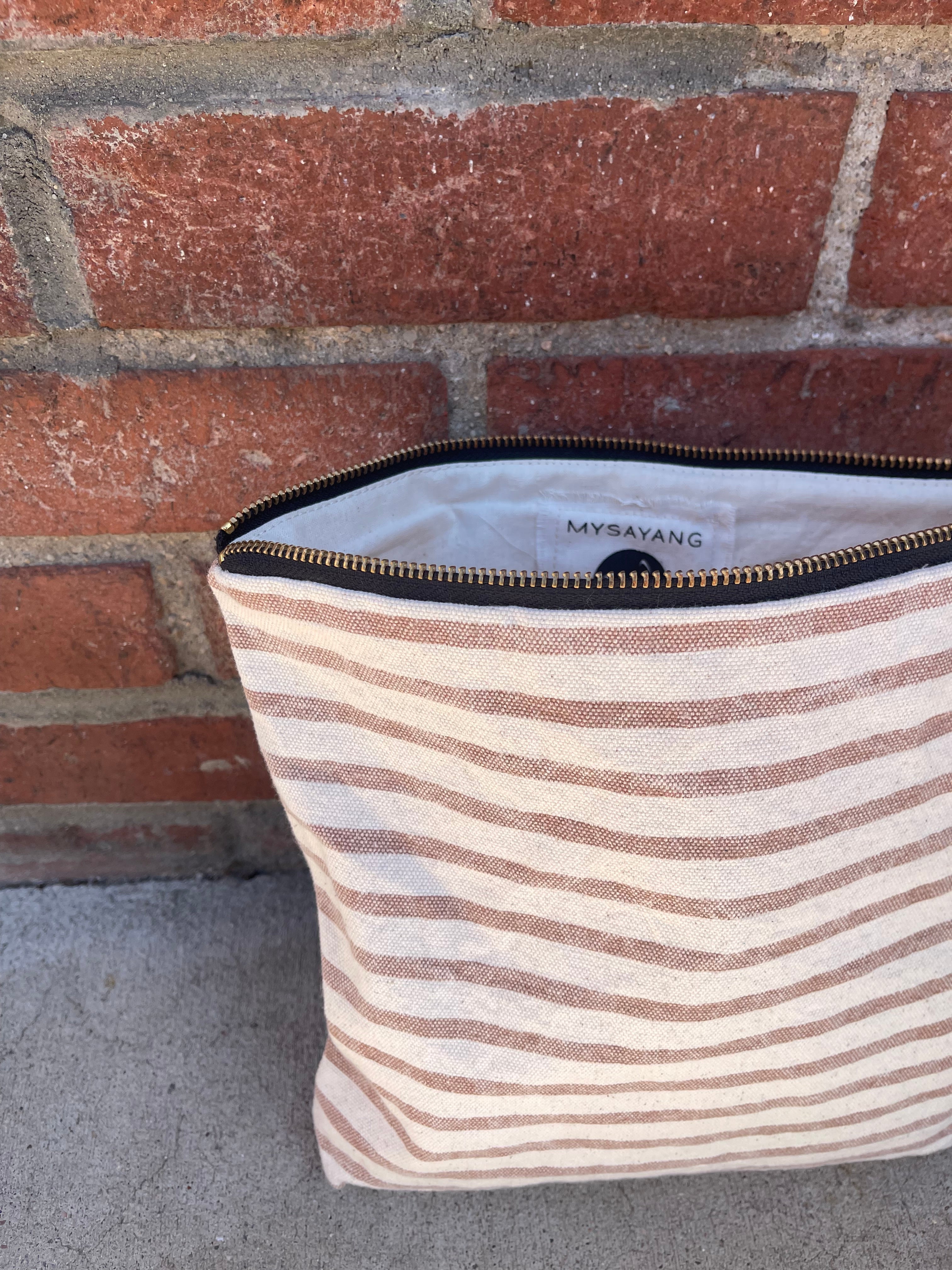 Indah Clutch, 100% Cotton Canvas