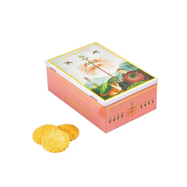 La Sablesienne Shortbread Cookies - "The Girl and the Fox" Decorative Tin