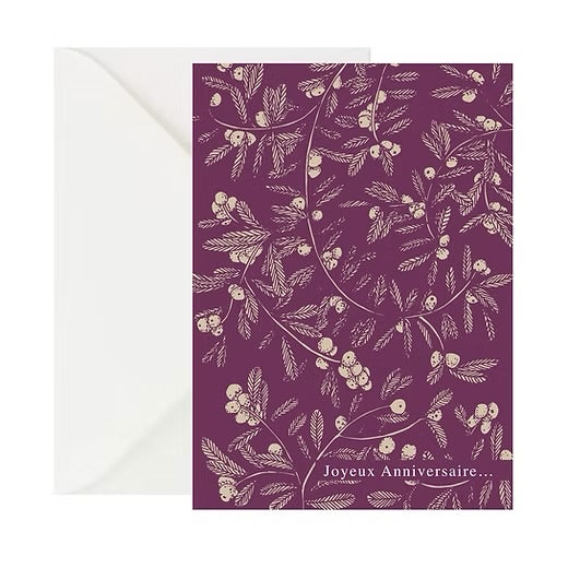 Greeting Card in French