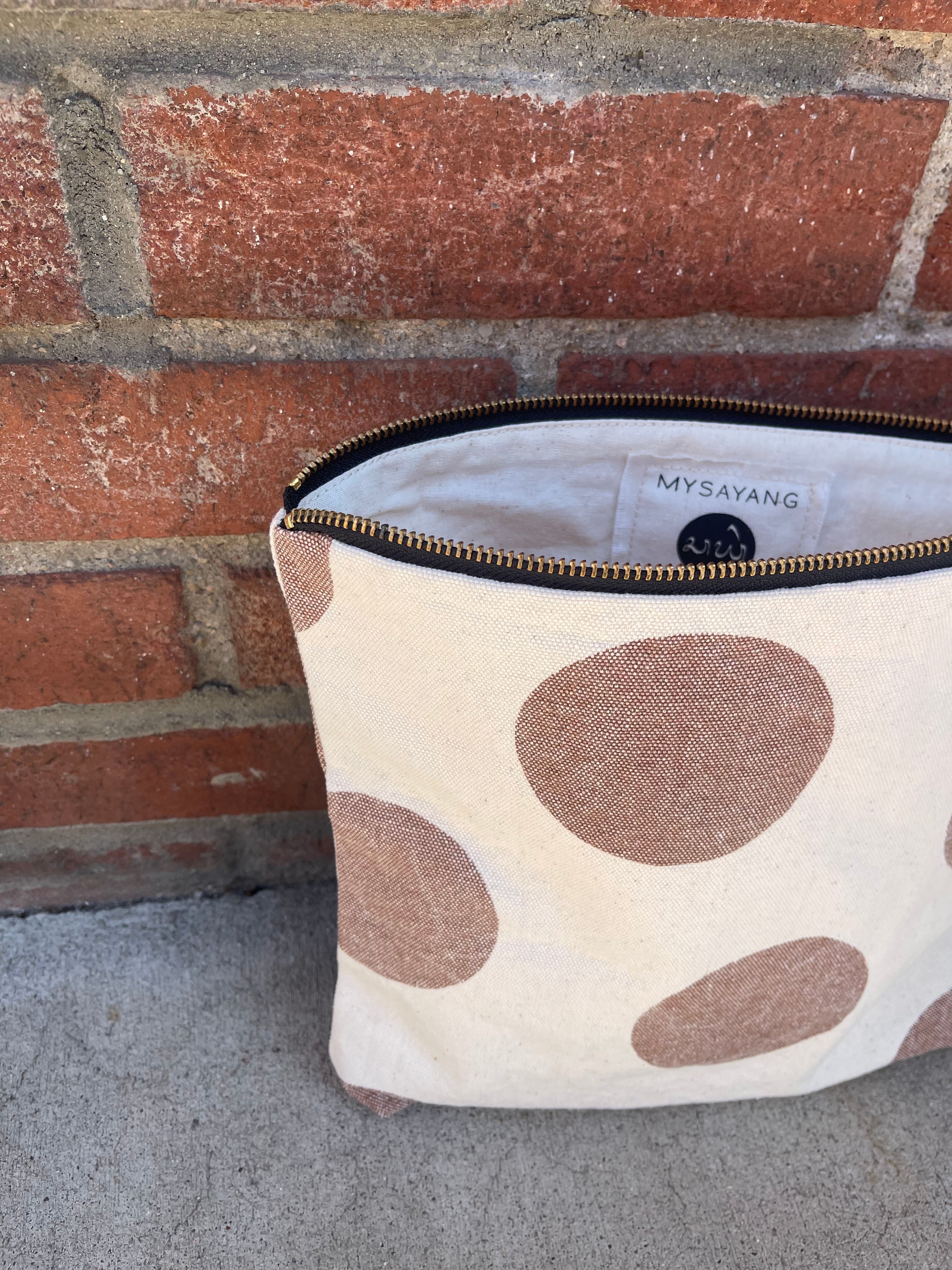 Indah Clutch, 100% Cotton Canvas