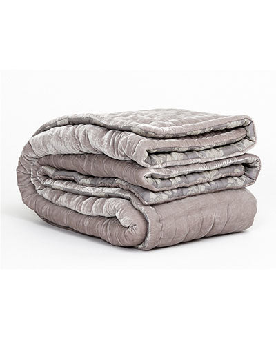 Silk Velvet Quilt, King Size 106" x 106"