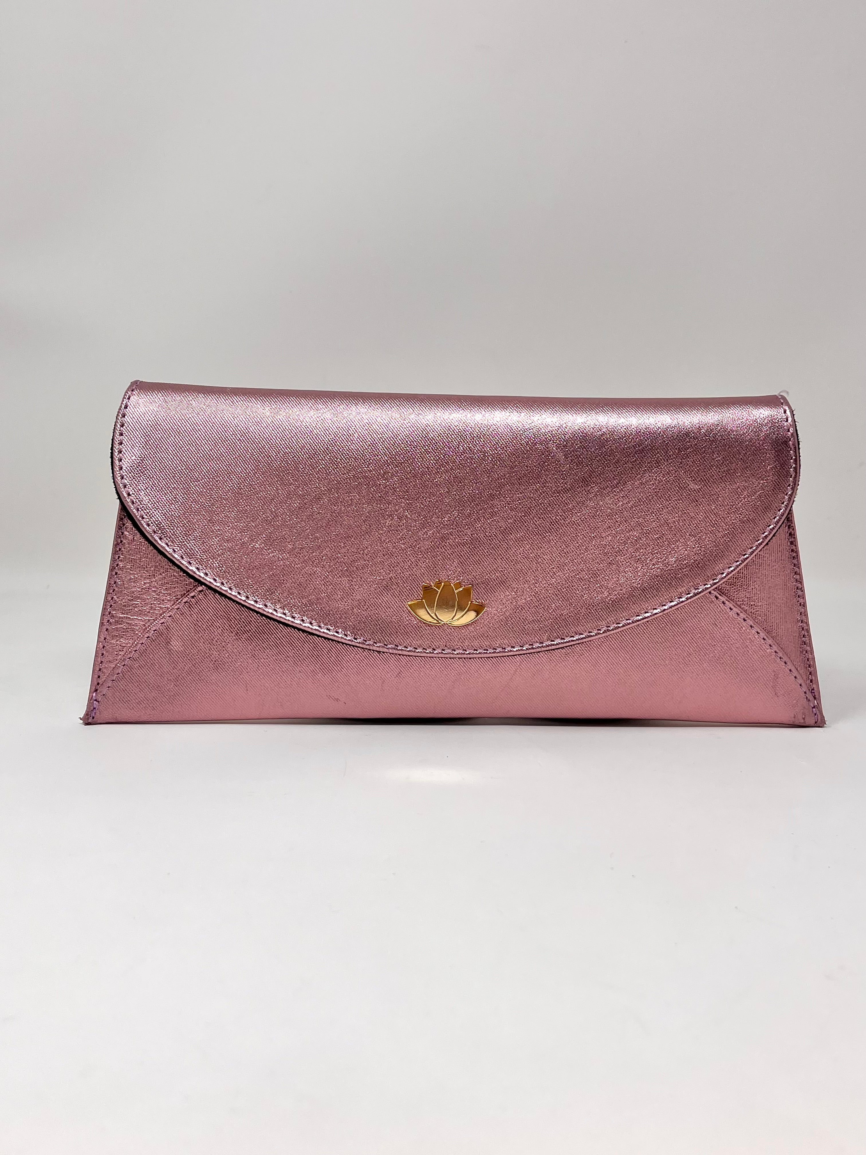 Leather Envelope Clutch