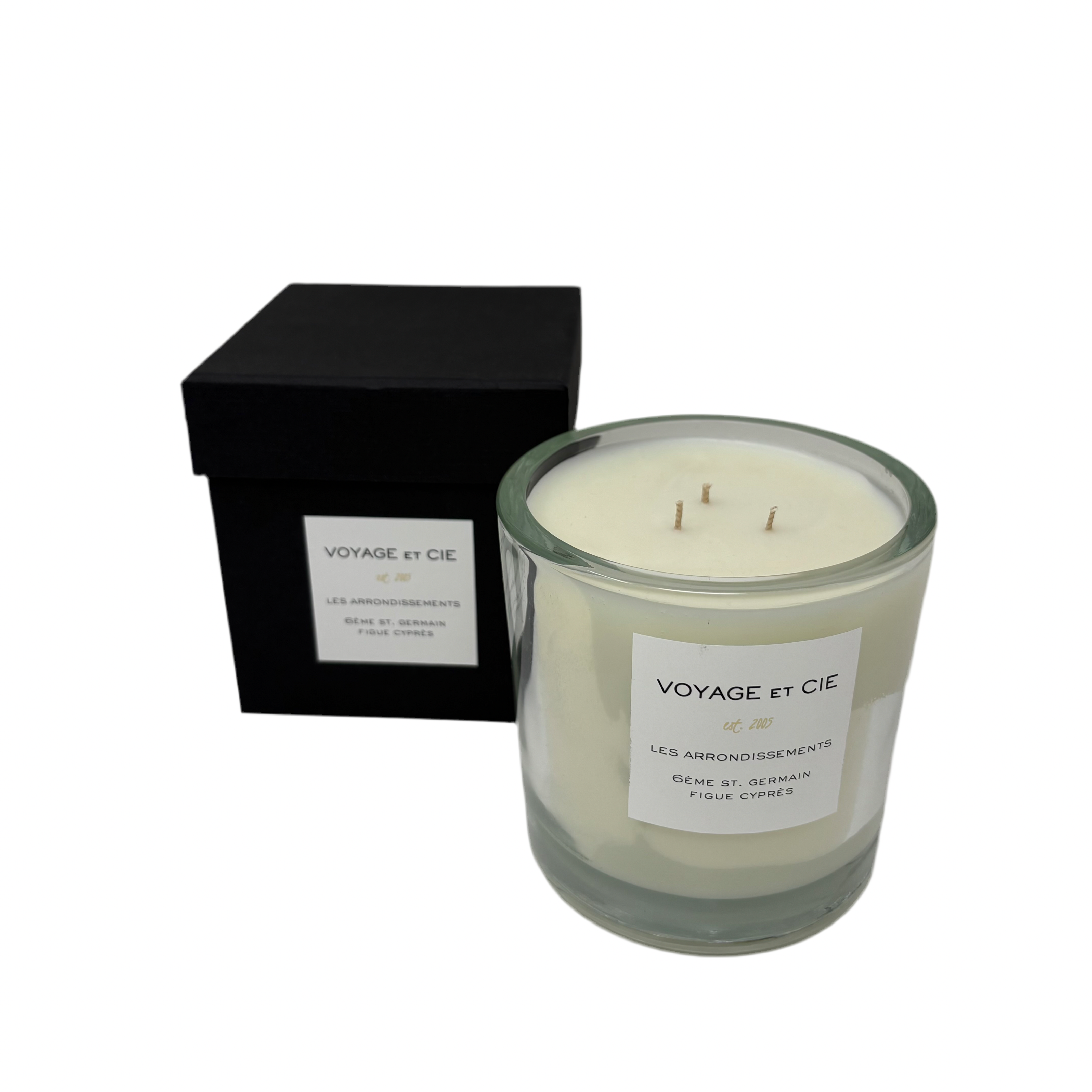 Voyage et Cie Candle 5" Three Wick 30oz.
