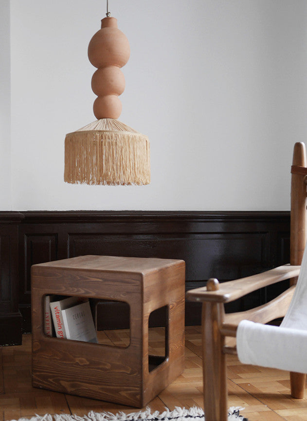 Ruby Cube Side Table 18" x 18" x 18"high