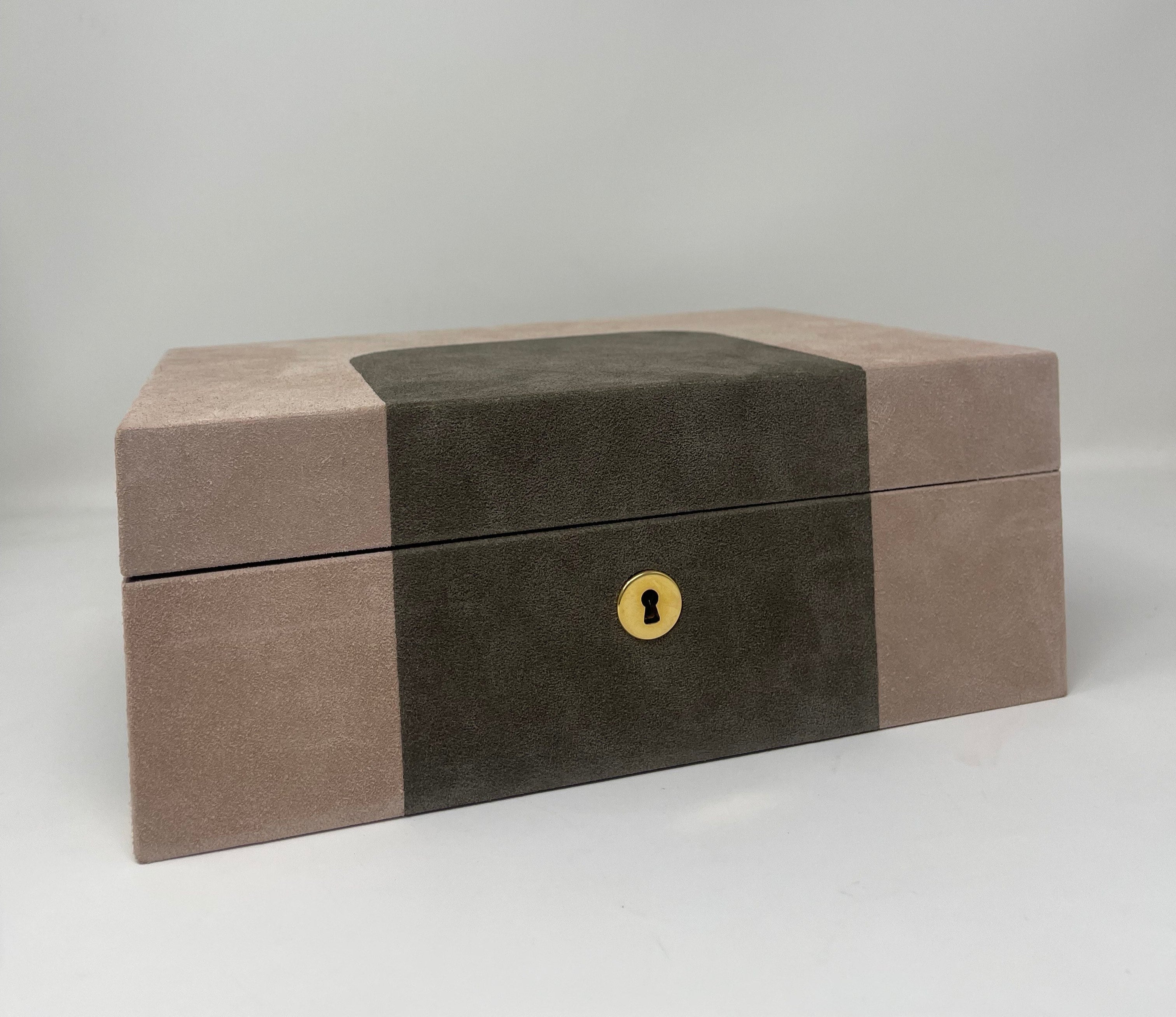 Flow Suede Jewelry Box, Small