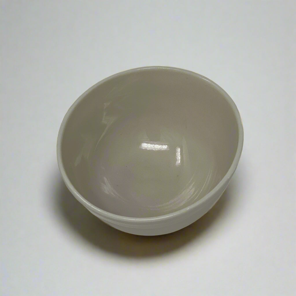 Porcelain Bowl with Watercolor Interior 2.5" Diameter
