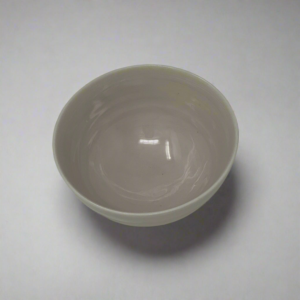 Porcelain Bowl with Watercolor Interior 2.5" Diameter