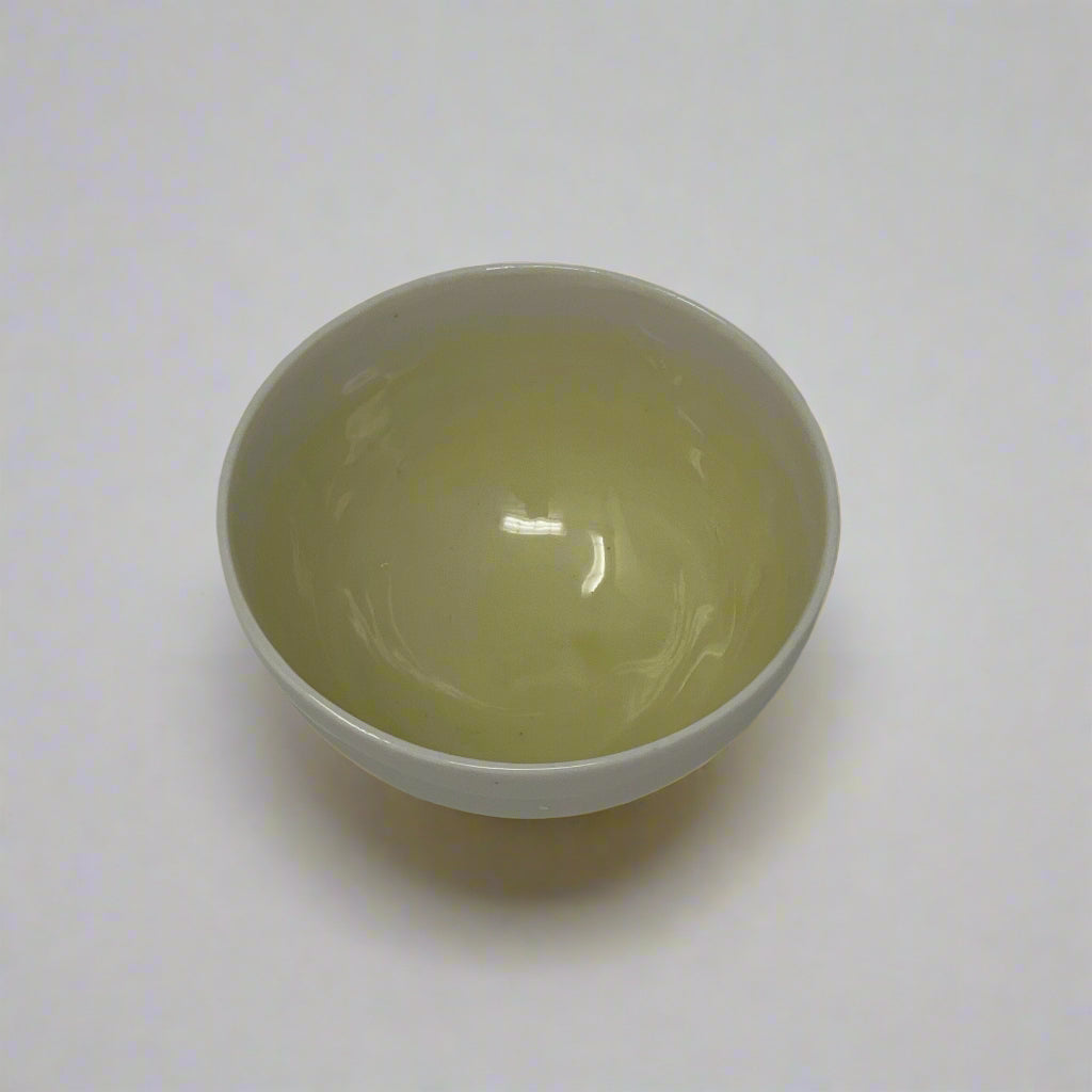 Porcelain Bowl with Watercolor Interior 2.5" Diameter