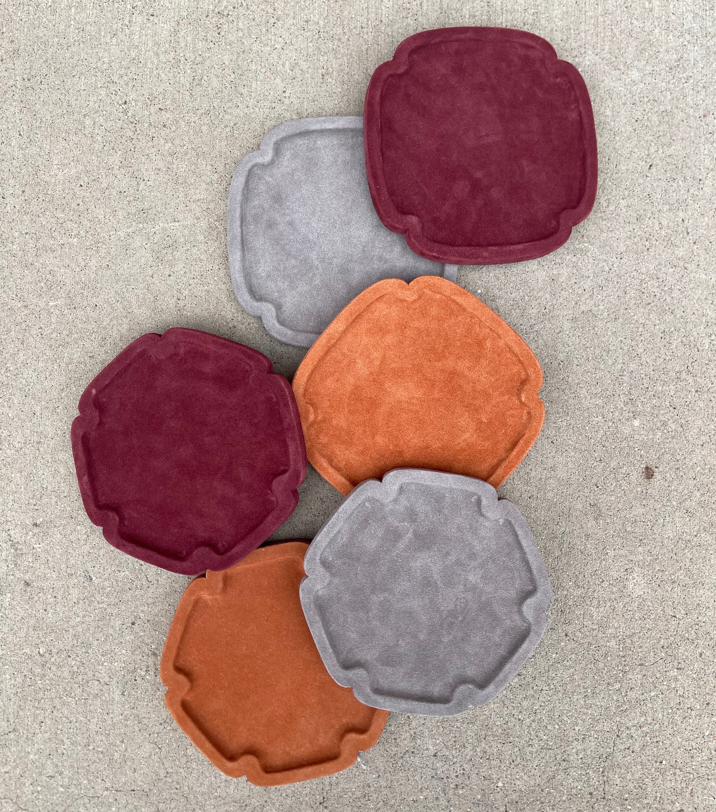 Vitruvio No. 2 Small Square Suede Tray