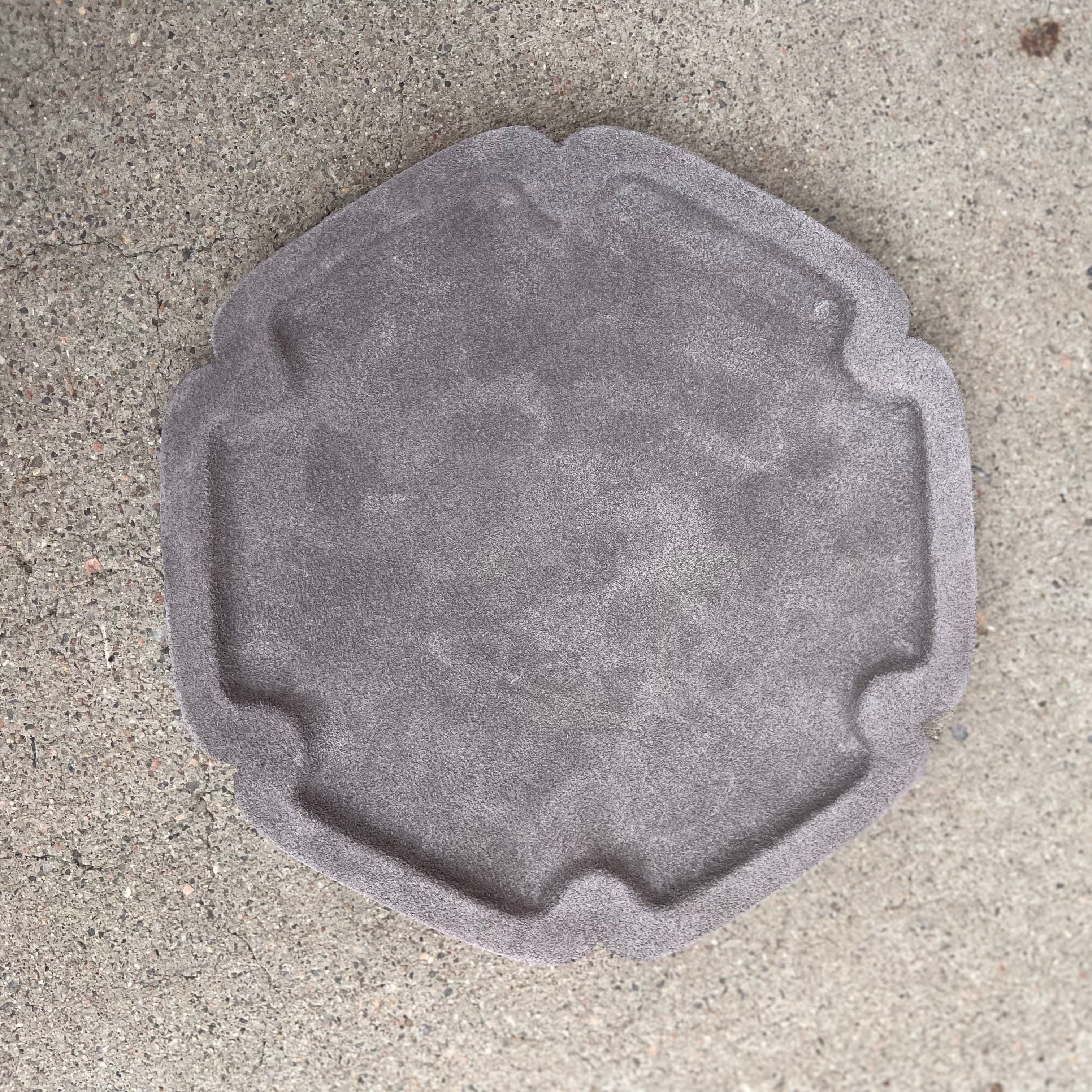 Vitruvio No. 2 Small Square Suede Tray