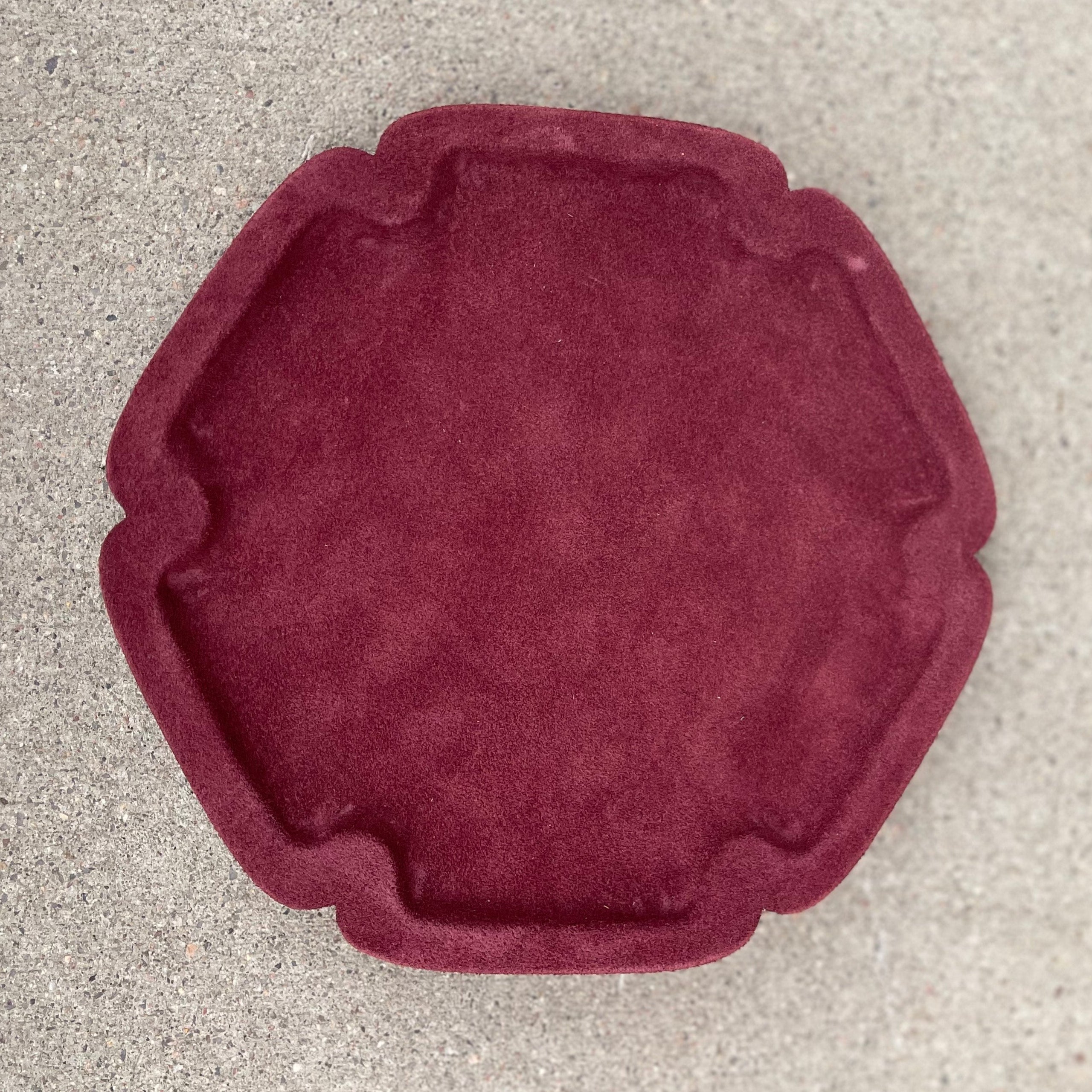 Vitruvio No. 2 Small Square Suede Tray