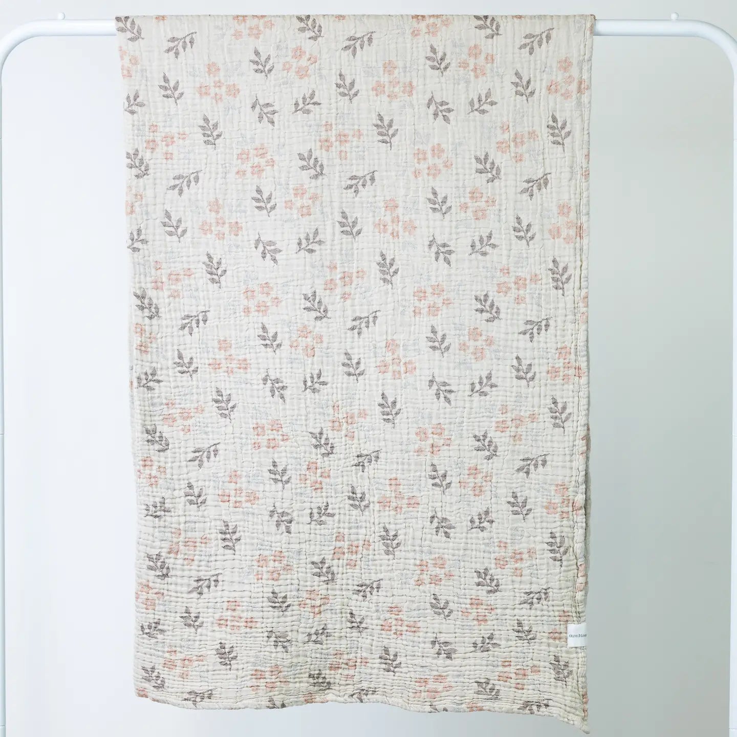Muslin Floral Throw