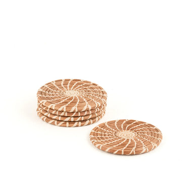 Mayan Hands Pine Needle Coasters - Homebody Denver