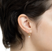 Hirotaka Beluga Oblong Diamond Pearl Earring - Homebody Denver
