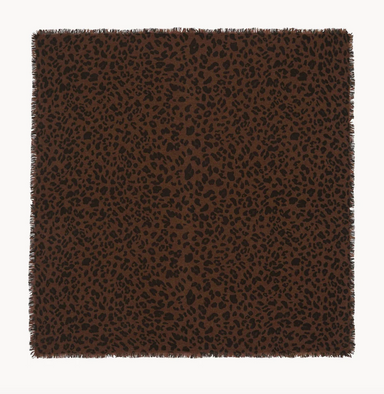 Kujten Cashmere Hachiko Leopard Scarf - Homebody Denver