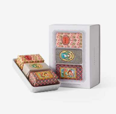 Claus Porto GIFT SET SOAP DISH & CLASSICO MINI SOAPS - Homebody Denver
