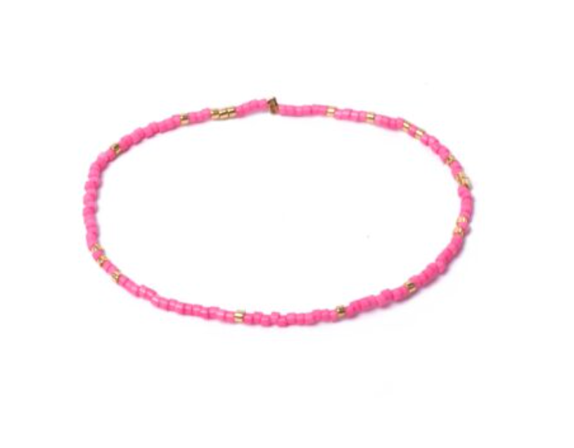 Miyuki Stretchy Beaded Bracelet, One Row
