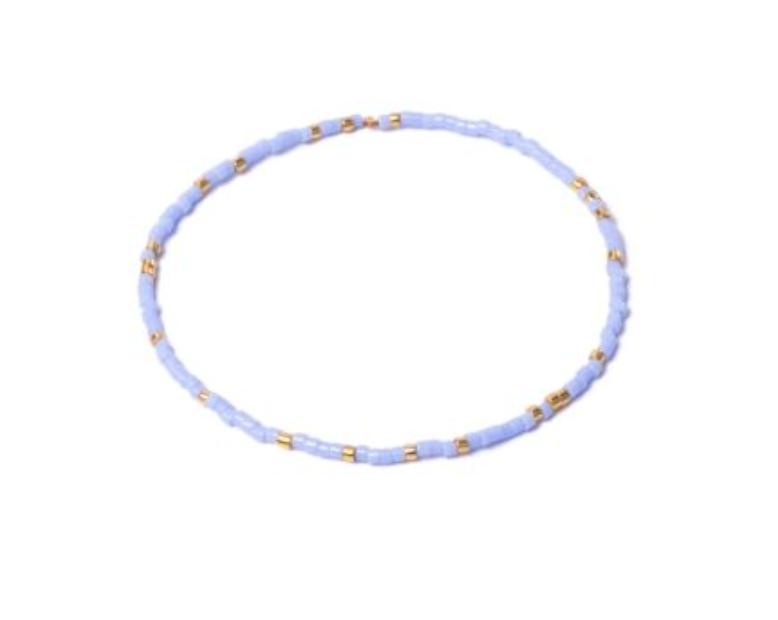 Miyuki Stretchy Beaded Bracelet, One Row