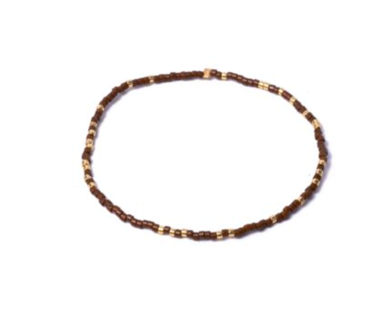 Miyuki Stretchy Beaded Bracelet, One Row