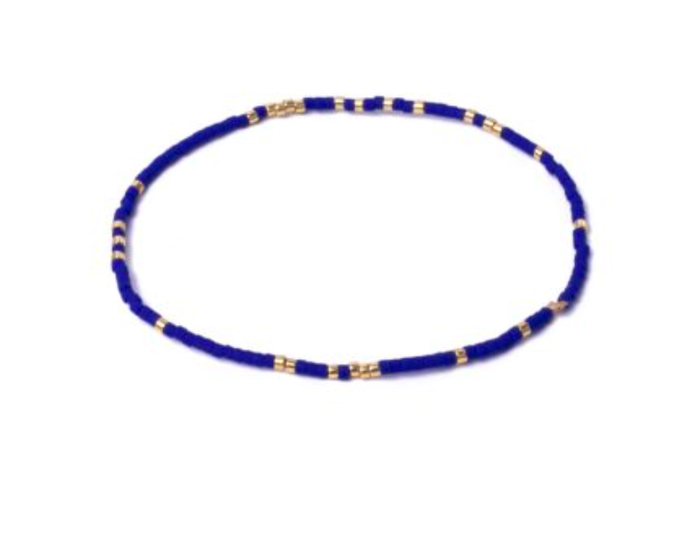 Miyuki Stretchy Beaded Bracelet, One Row