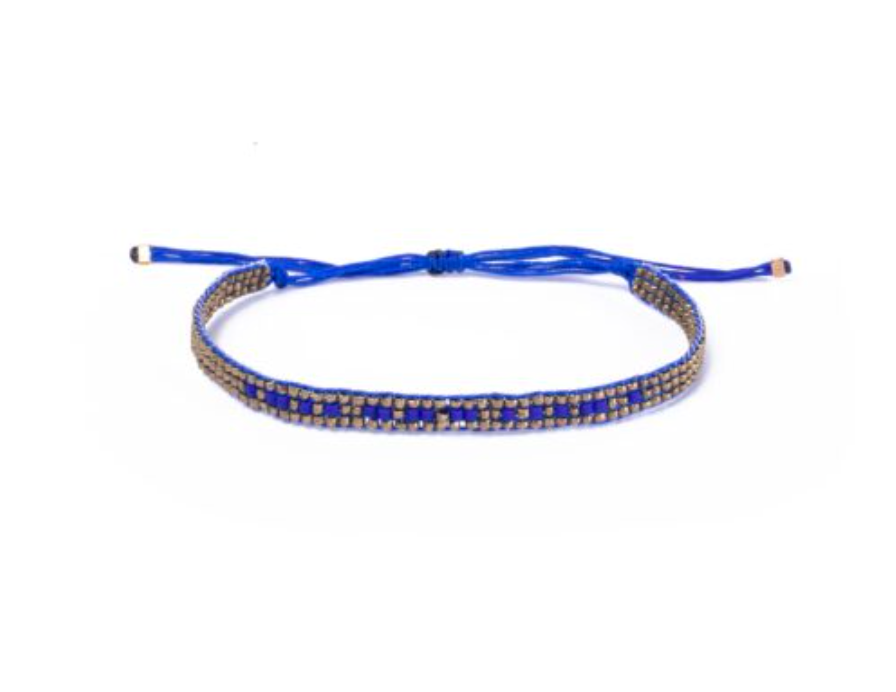 Love Bracelet, Bronze and Miyuki Beads