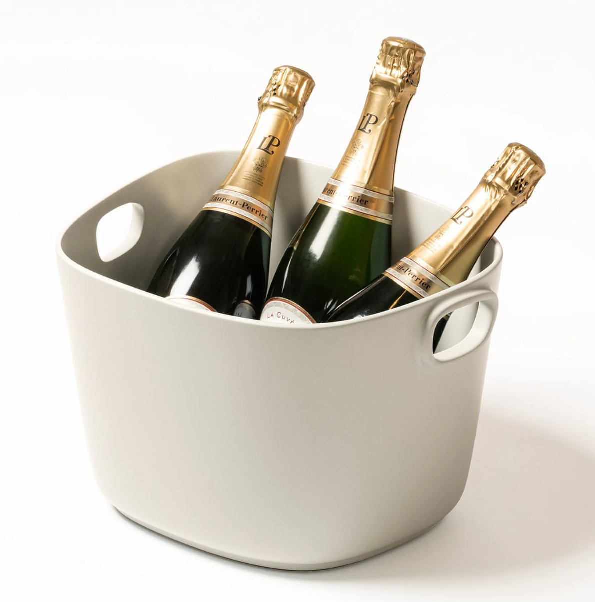 Maris Ivory Metal Champagne Bucket, 2-3 Bottles