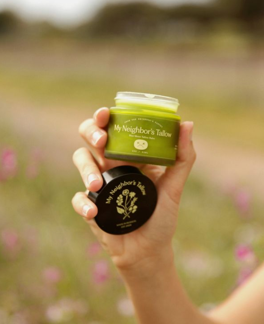 My Neighbor's Tallow Blue Moon Face Balm 2oz.