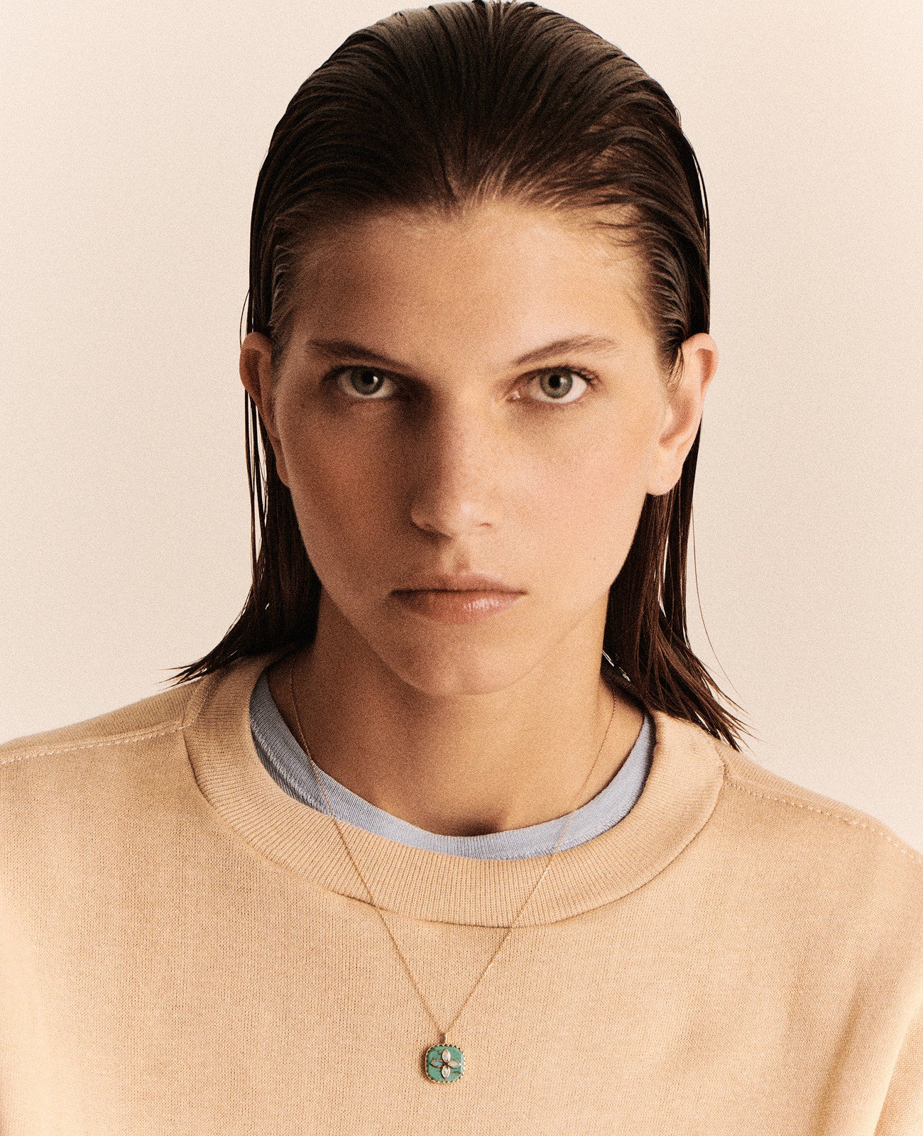 Pascale Monvoisin Bowie Necklace, Turquoise and Opal