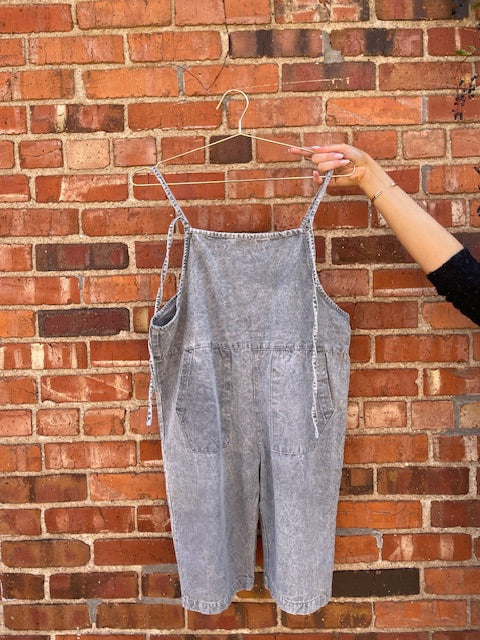 Sesuai Jumpsuit Short, 100% Cotton, One Size