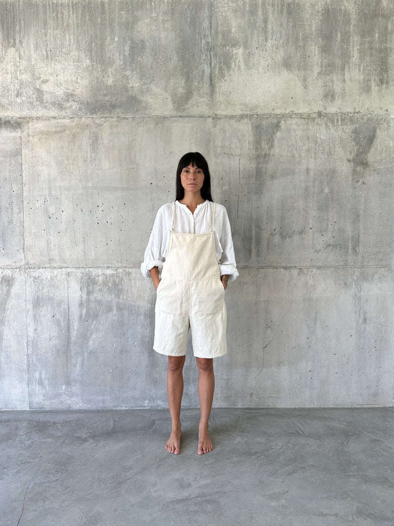 Sesuai Jumpsuit Short, 100% Cotton, One Size