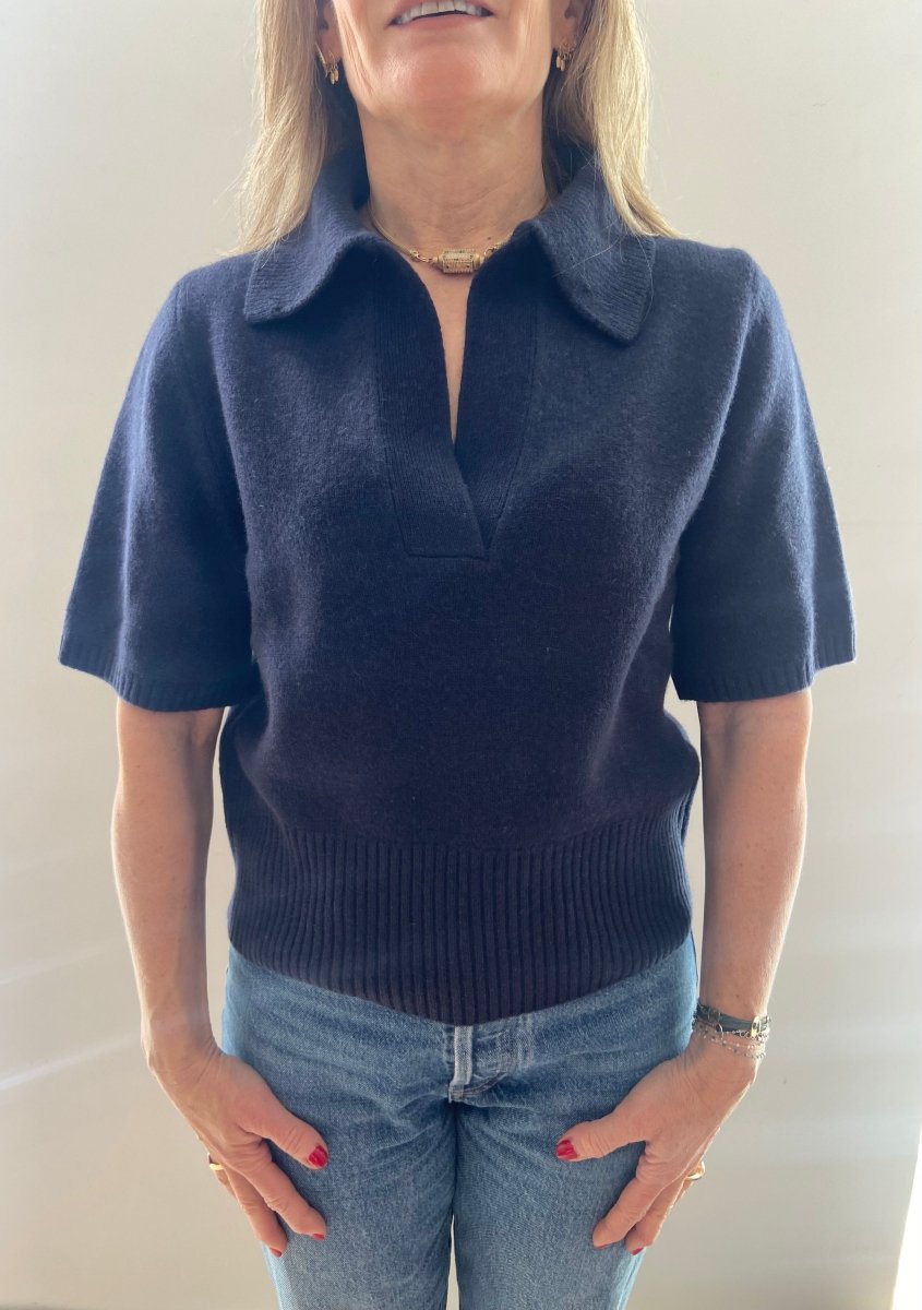 Kujten Mayley Collared Cashmere Sweater - Homebody Denver