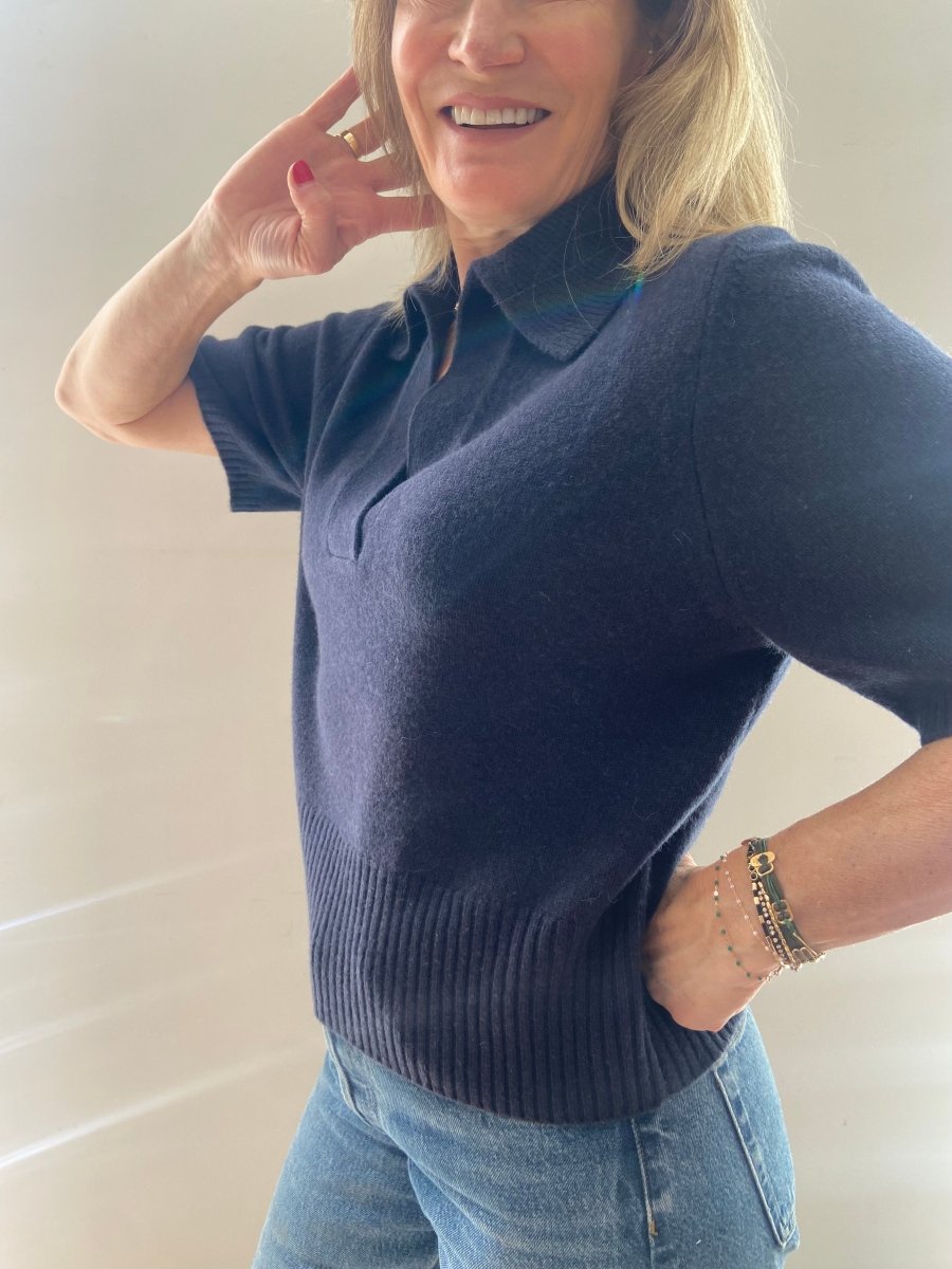 Kujten Mayley Collared Cashmere Sweater - Homebody Denver