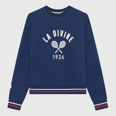 Ladies Sweatshirt "La Divine", Retro Blue - Homebody Denver