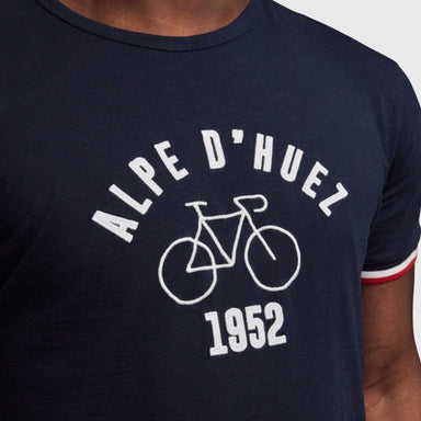 Men's T-Shirt Alpes D'Huez, Navy - Homebody Denver