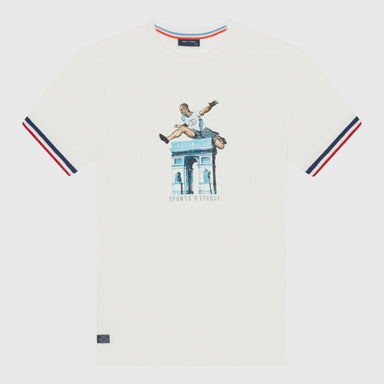 Men's T-Shirt Sauteur de Haies/Hurdler, Natural White - Homebody Denver