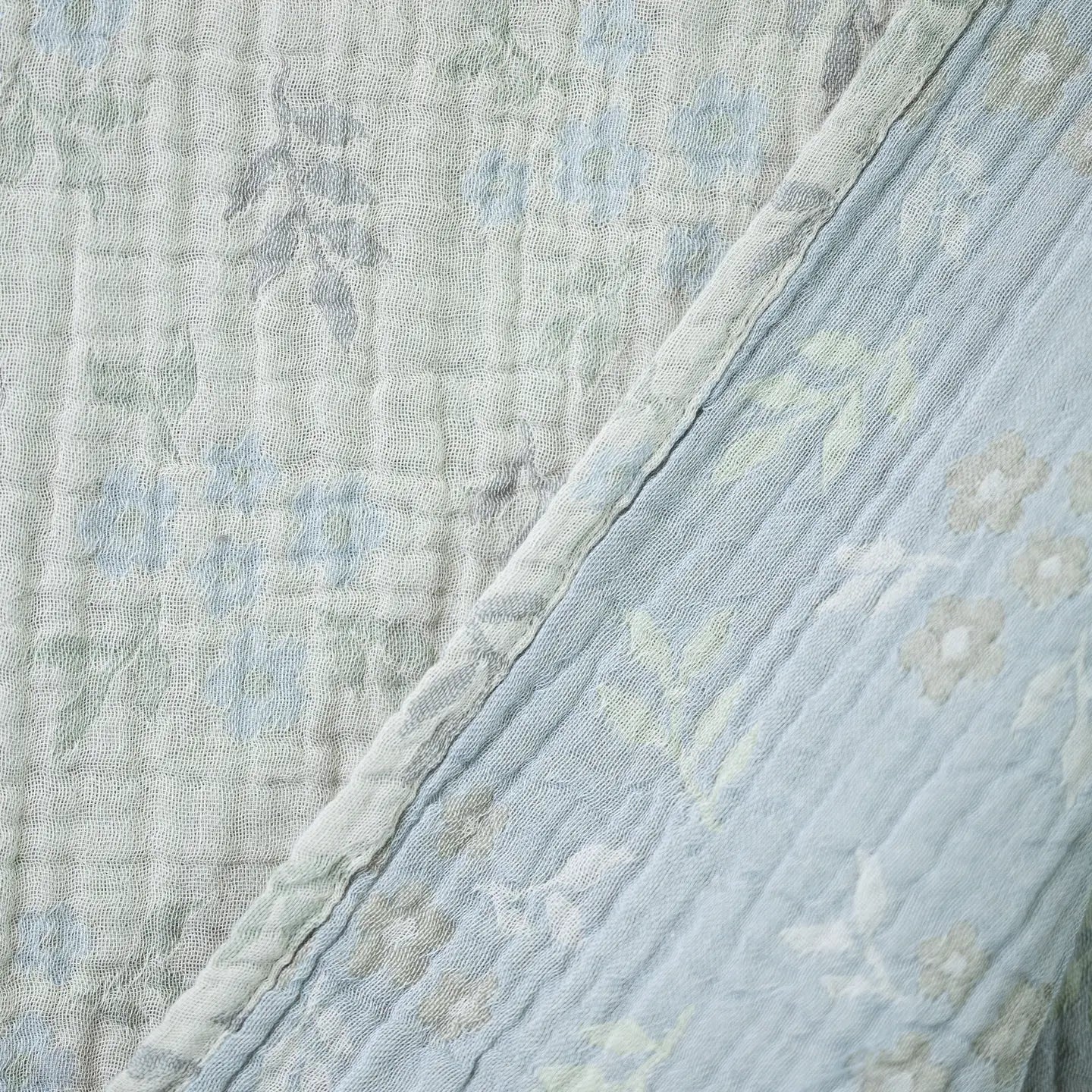 Muslin Floral Throw