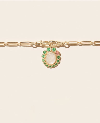 Pascale Monvoisin Jasmine Necklace Tsavorite - Homebody Denver