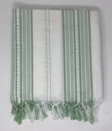 Ottomania Striped Turkish Tablecloth with Fringe 71" x 138" - Homebody Denver