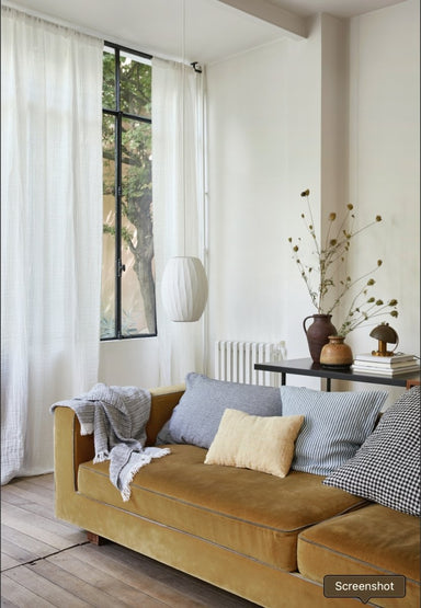 100% Linen Cushion 20" x 20" - Print Collection - Homebody Denver