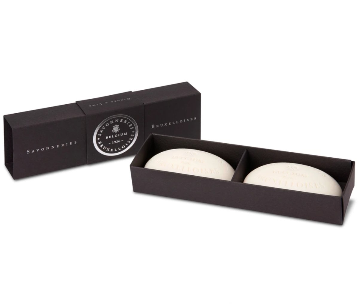 Savonneries Bruxelloises Box of 2 Small Soaps