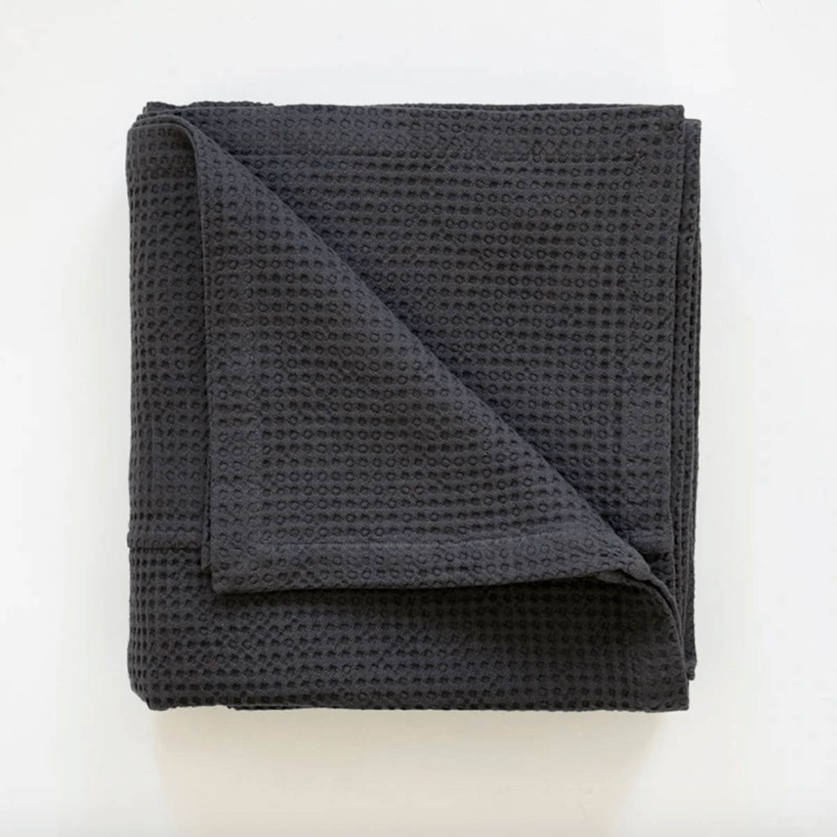 Mungo Bed Blanket Cotton Cobble Weave