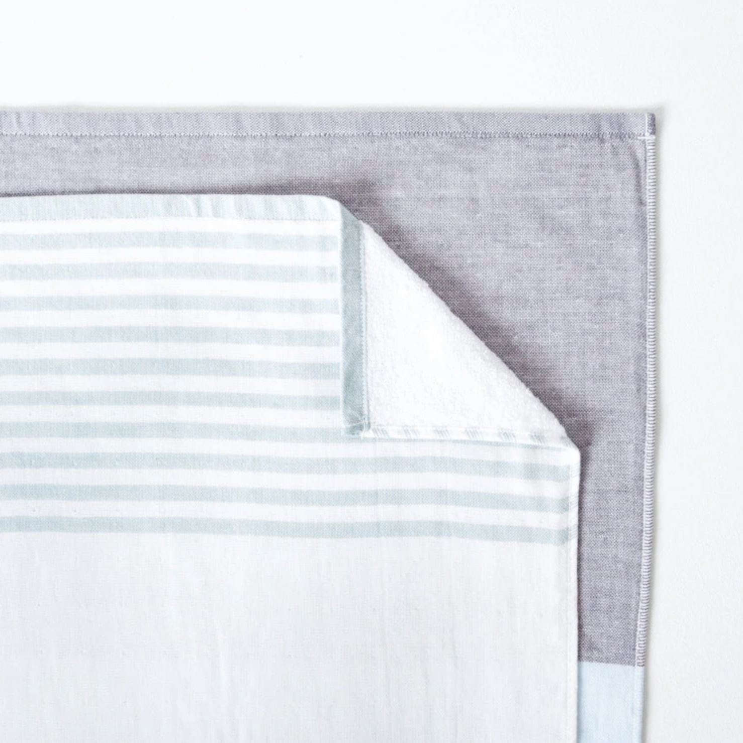Morihata Tri-Color Chambray Towels