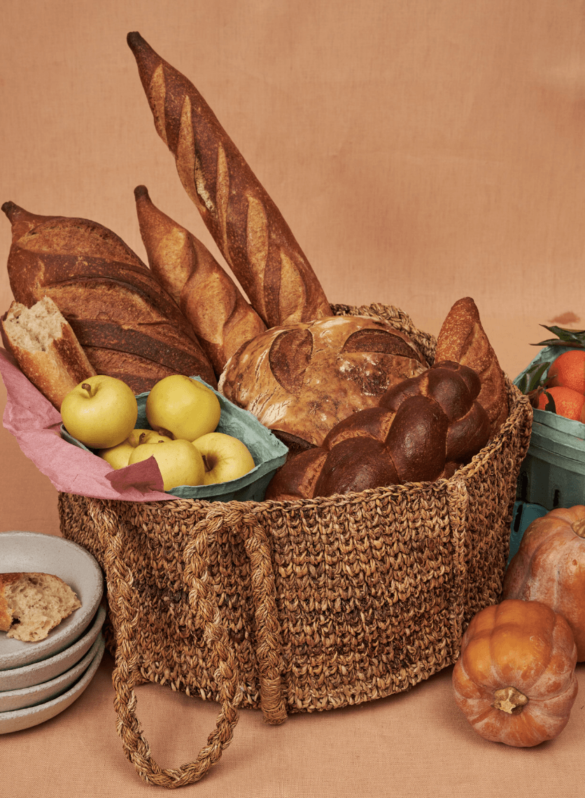 Immodest Cotton Banana Leaf Floor Basket
