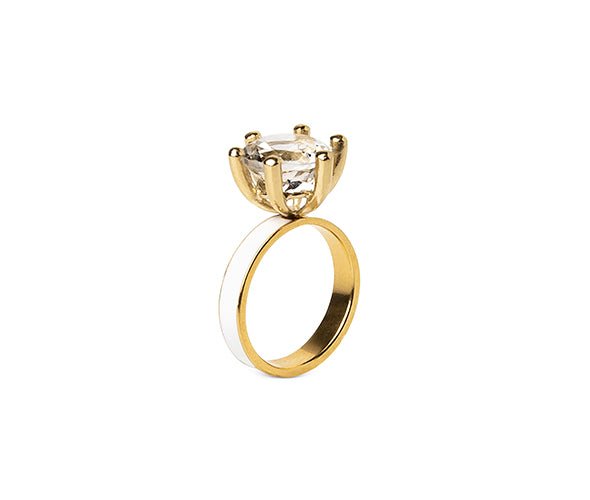 Beatriz Palacios, White Mourning Ring - Homebody Denver