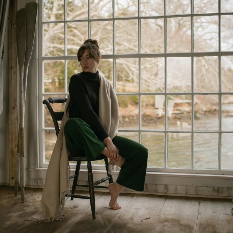 Bouclé Alpaca Throw - Homebody Denver