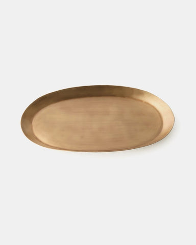 Brass Oval Tray Medium - Homebody Denver