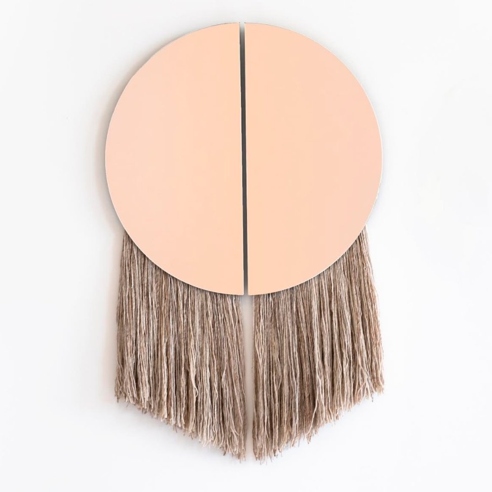 Ben & Aja Blanc Peach Apollo Mirror - Homebody Denver