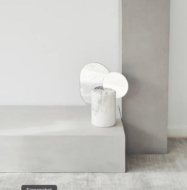 Double Moon Sculpture White - Homebody Denver