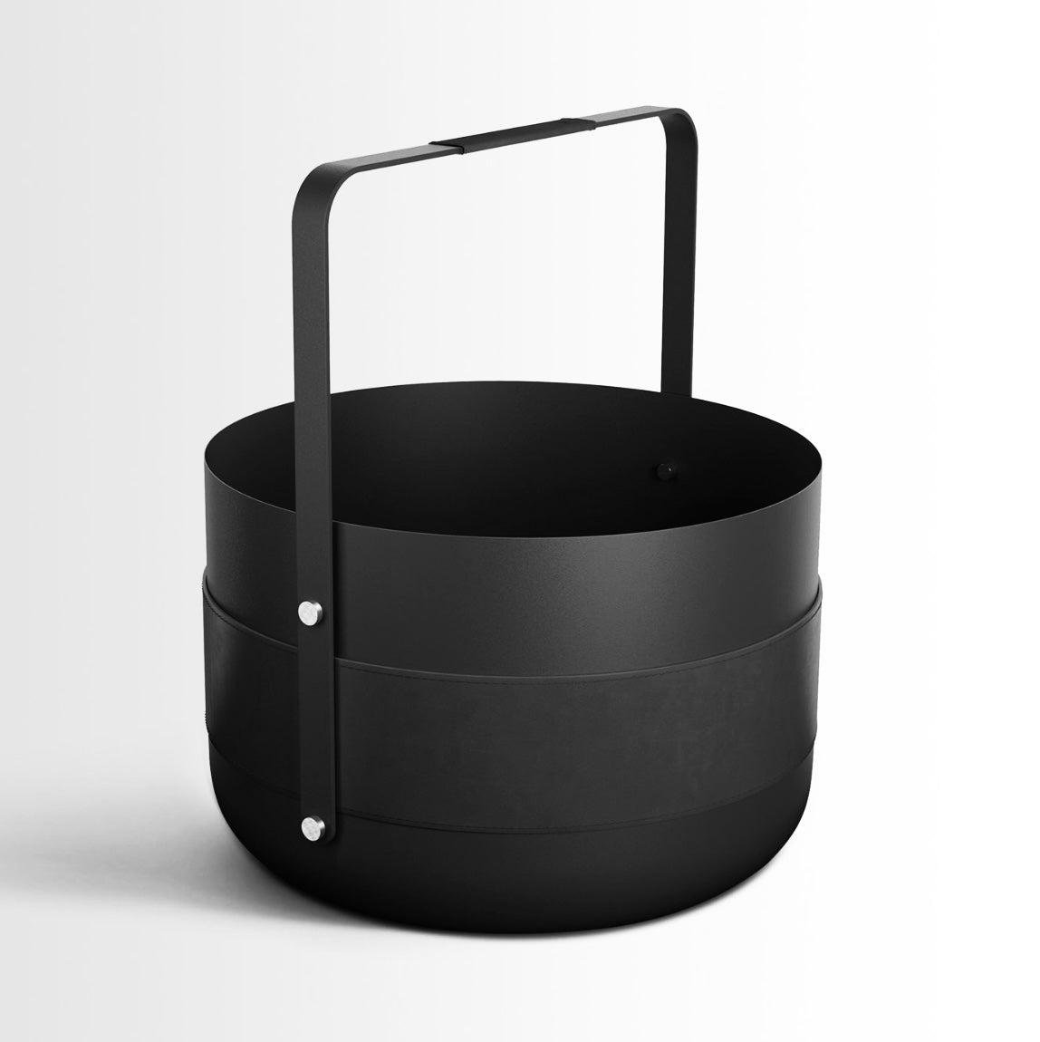 Emma Basket Noir and Brass - Homebody Denver