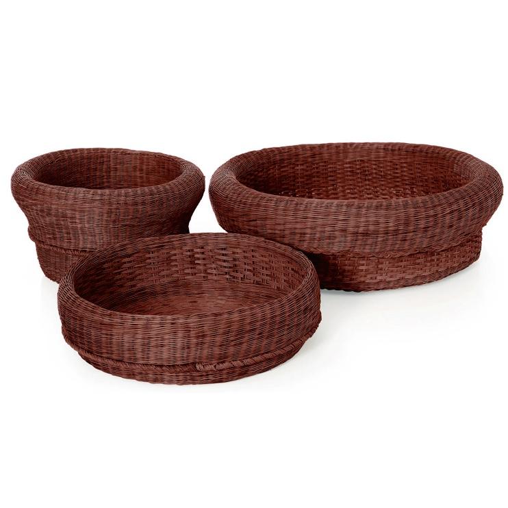 Ames Vibrant Living Esparto Grass Natural Fiber Basket 22" diameter - Homebody Denver